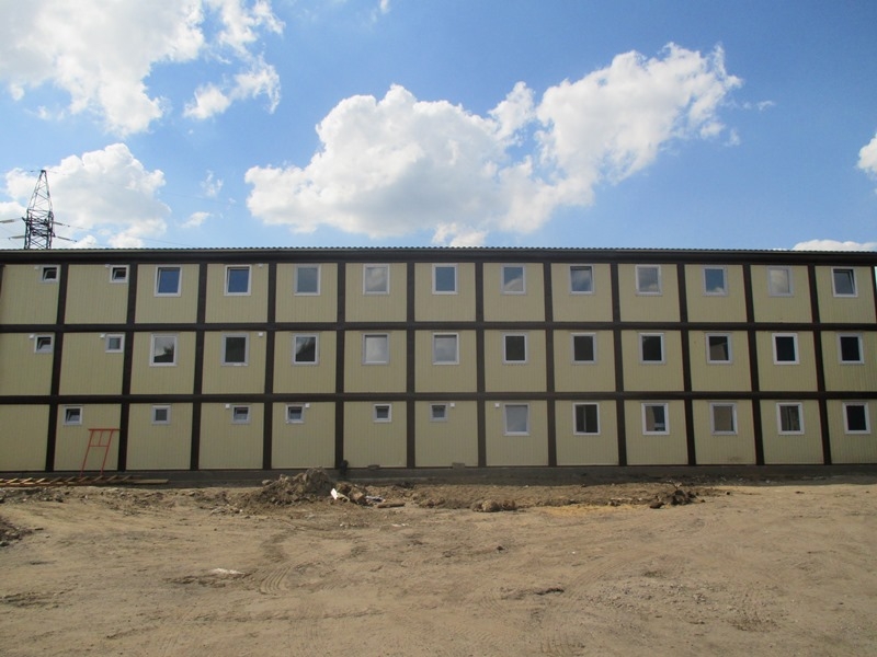 Общежитие из 78 блок-контейнеров для организации общежития в строительном городке по СПБ
